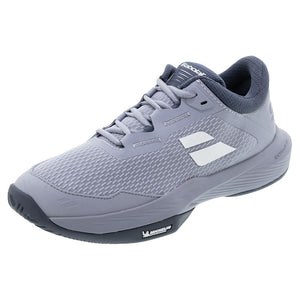 Men`s SFX 4 Tennis Shoes Grey and White Footwear Babolat