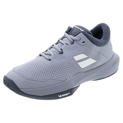 Men`s SFX 4 Tennis Shoes Grey and White Footwear Babolat