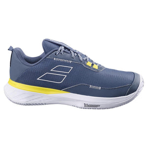 Men`s SFX Evo Tennis Shoes Dark Grey and White Footwear Babolat