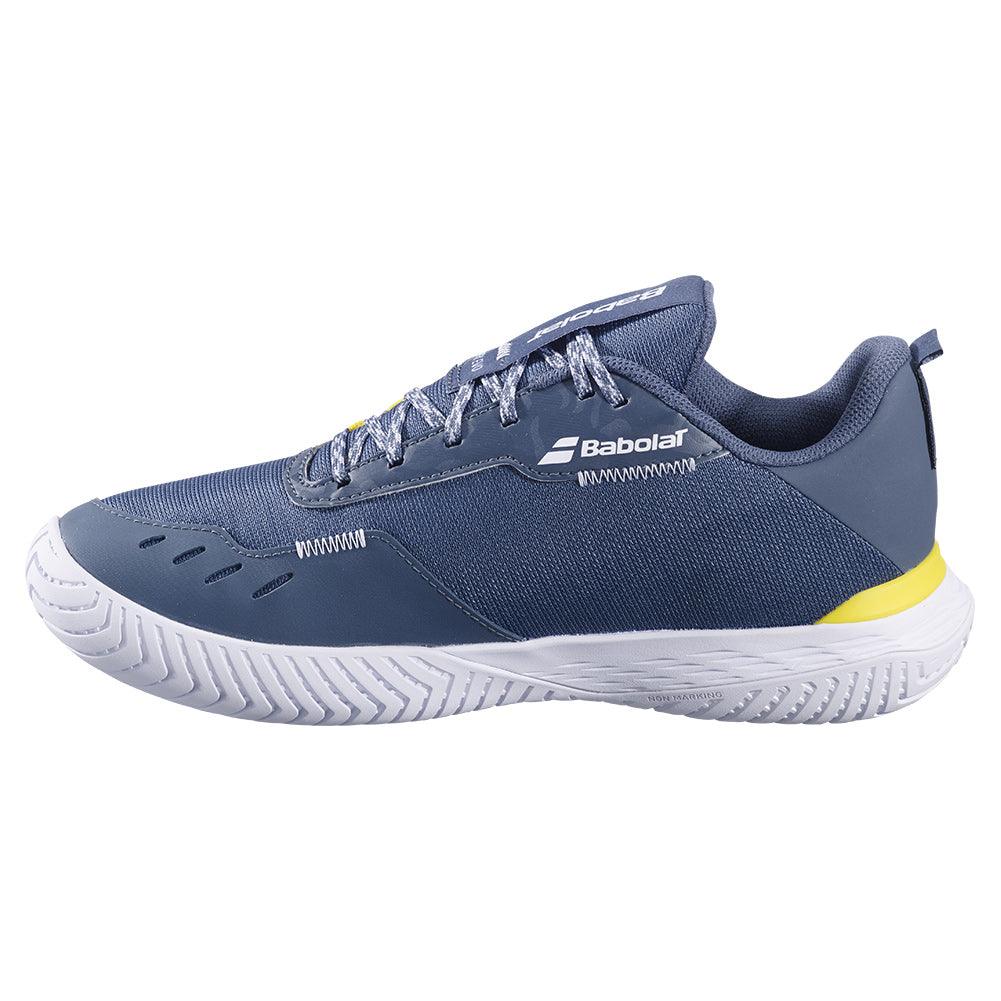Men`s SFX Evo Tennis Shoes Dark Grey and White Footwear Babolat
