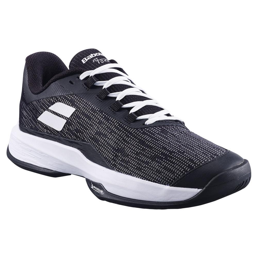 Men`s Jet Tere 2 Tennis Shoes Black and White Footwear Babolat