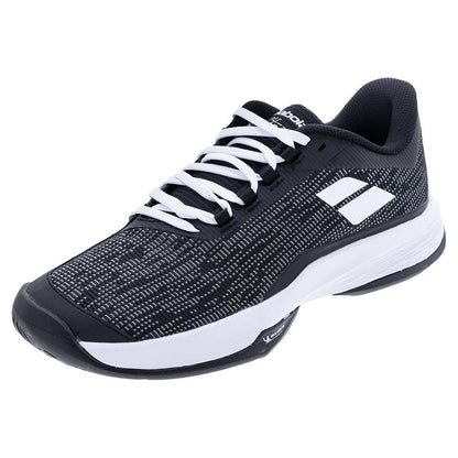 Men`s Jet Tere 2 Tennis Shoes Black and White Footwear Babolat