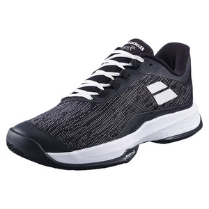 Men`s Jet Tere 2 Clay Tennis Shoes Black and White Footwear Babolat