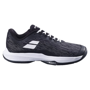 Men`s Jet Tere 2 Clay Tennis Shoes Black and White Footwear Babolat