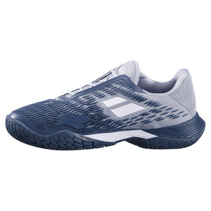 Men`s Propulse Fury 3 Tennis Shoes Grey and White Footwear Babolat
