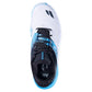 Men`s Movea Padel Shoes White and Cyan Blue Footwear Babolat