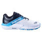 Men`s Movea Padel Shoes White and Cyan Blue Footwear Babolat
