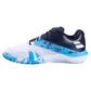 Men`s Movea Padel Shoes White and Cyan Blue Footwear Babolat