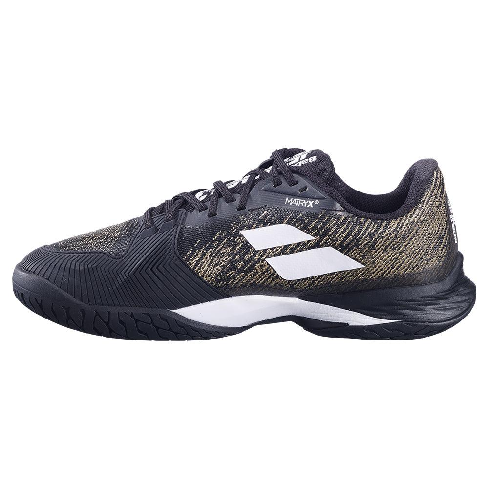 Men`s Jet Mach 3 Tennis Shoes Black and White Footwear Babolat