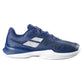 Men`s Jet Mach 3 Tennis Shoes Dark Blue and Silver Footwear Babolat