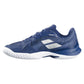 Men`s Jet Mach 3 Tennis Shoes Dark Blue and Silver Footwear Babolat