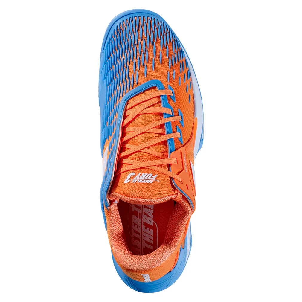 Men`s Propulse Fury 3 Tennis Shoes Orange Peel Footwear Babolat
