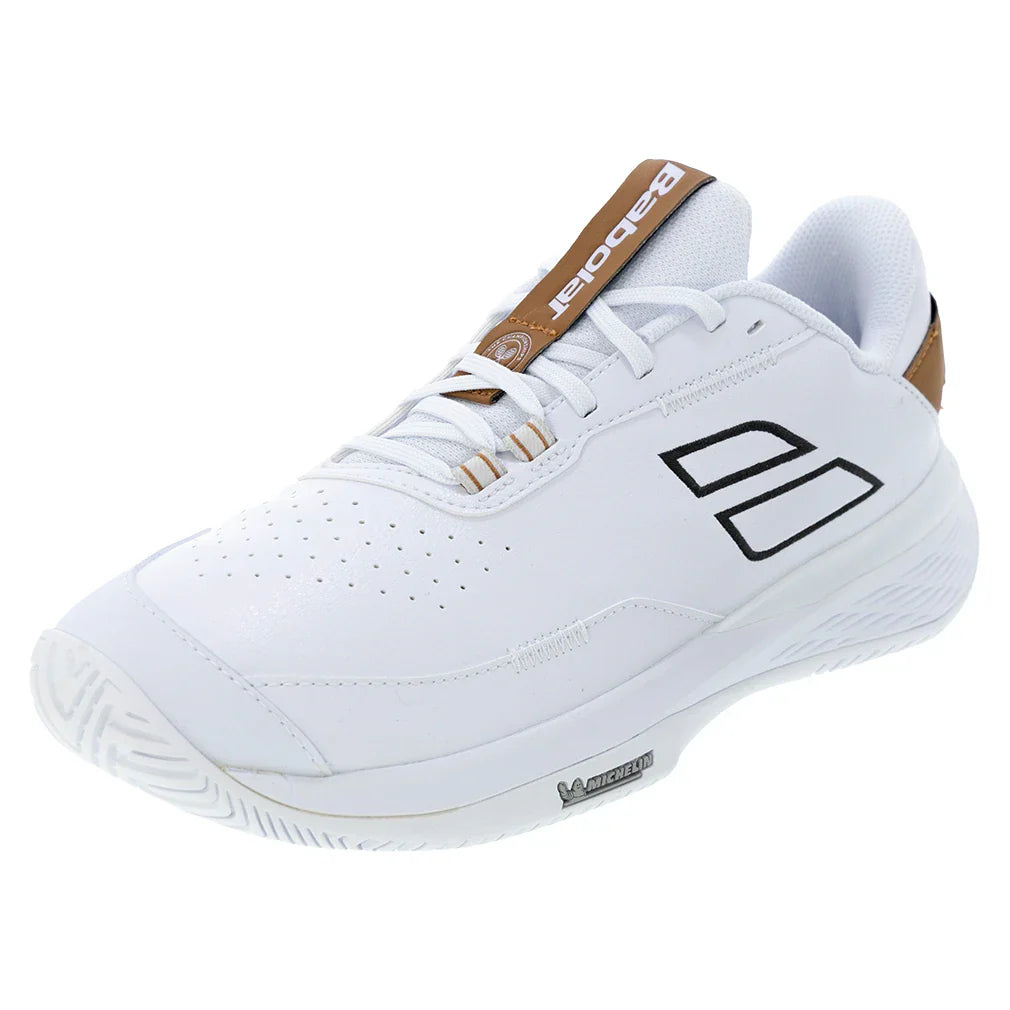 Men`s SFX Evo Wimbledon Tennis Shoes White and After Dark Footwear Babolat
