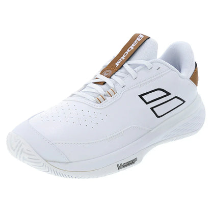 Men`s SFX Evo Wimbledon Tennis Shoes White and After Dark Footwear Babolat