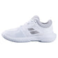 Women`s SFX 4 Tennis Shoes White and Silver Footwear Babolat