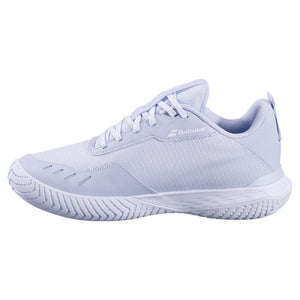 Women`s SFX Evo Tennis Shoes Xenon Blue and White Footwear Babolat