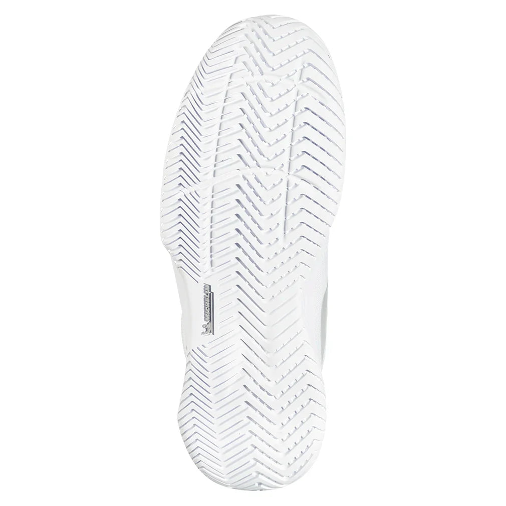 Women`s SFX Evo Pickleball Shoes White and Silver Footwear Babolat