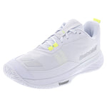 Women`s SFX Evo Pickleball Shoes White and Silver Footwear Babolat
