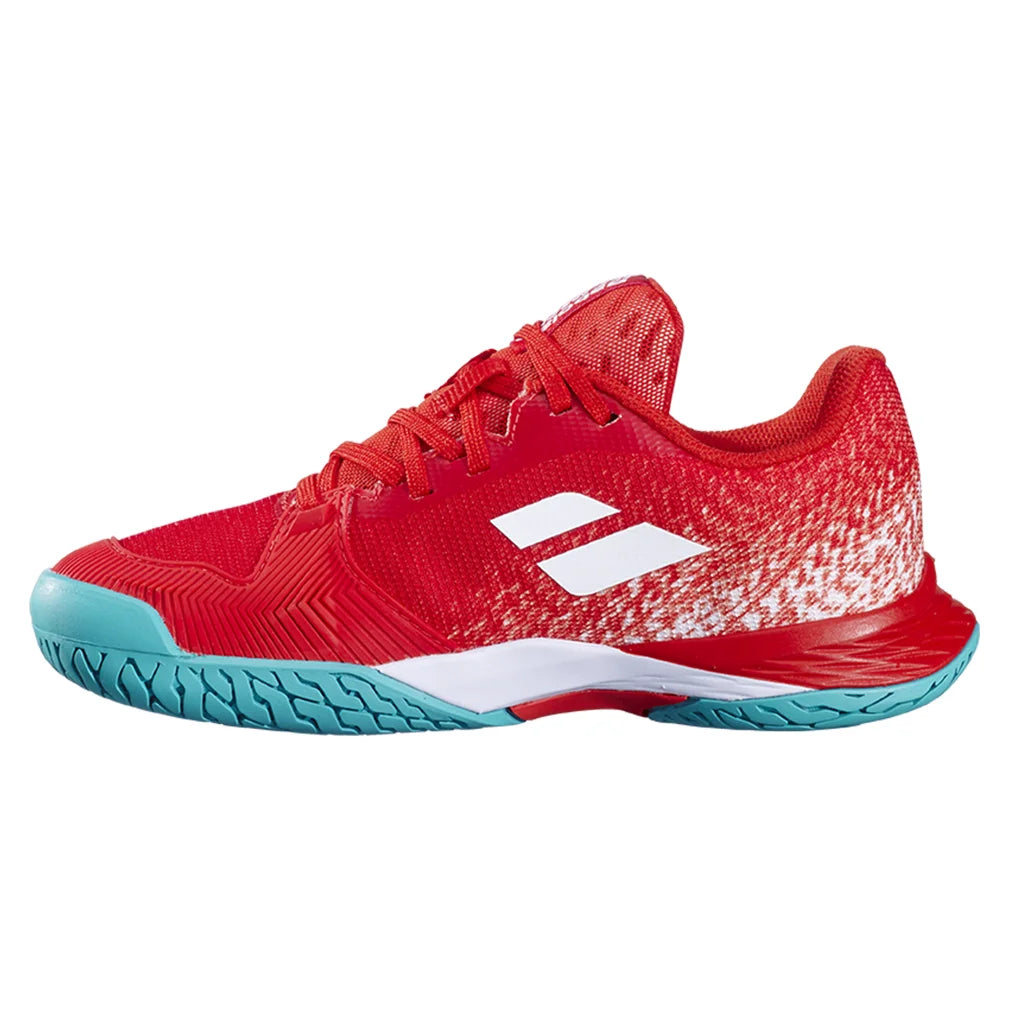 Women`s Jet Mach 3 Tennis Shoes Fiesta Red Footwear Babolat