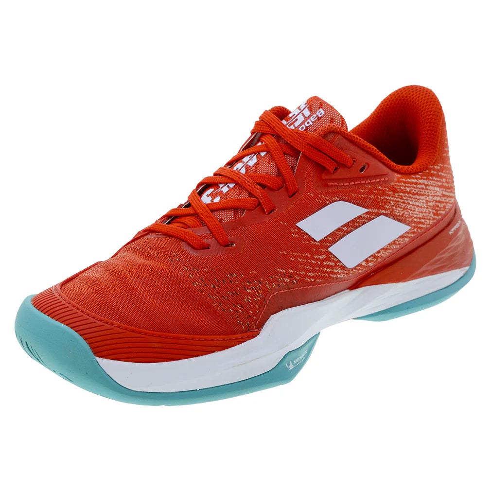 Women`s Jet Mach 3 Tennis Shoes Fiesta Red Footwear Babolat