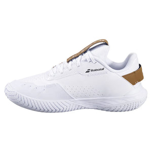 Women`s SFX Evo Wimbledon Tennis Shoes White and After Dark Footwear Babolat