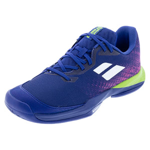 Juniors` Jet Mach 3 Tennis Shoes Dark Blue Footwear Babolat