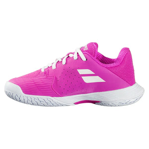 Juniors` Propulse 3 Tennis Shoes Fandango Pink Footwear Babolat