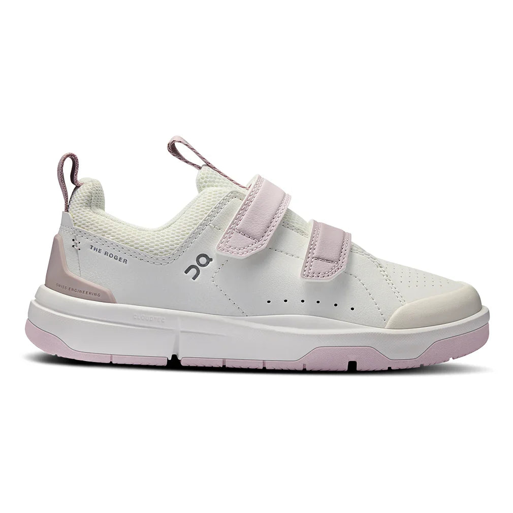 Juniors` THE ROGER Tennis Shoes Ivory and Orchid Footwear On
