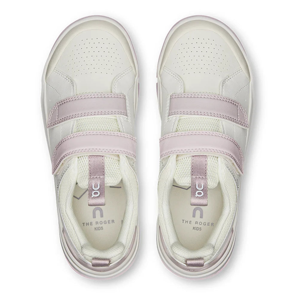 Juniors` THE ROGER Tennis Shoes Ivory and Orchid Footwear On