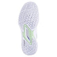 Juniors` Propulse Tennis Shoes White and Dark Green Footwear Babolat