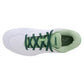 Juniors` Propulse Tennis Shoes White and Dark Green Footwear Babolat