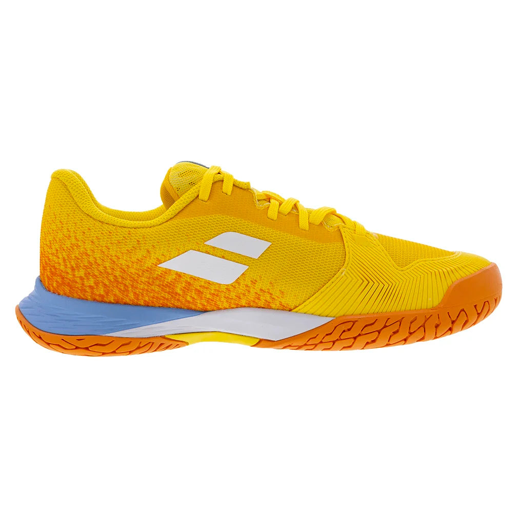 Juniors` Jet Mach 3 Tennis Shoes Yellow Footwear Babolat