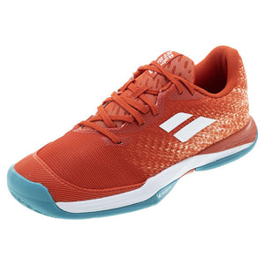 Juniors` Jet Mach 3 Tennis Shoes Fiesta Red Footwear Babolat