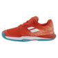 Juniors` Jet Mach 3 Tennis Shoes Fiesta Red Footwear Babolat
