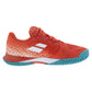 Juniors` Jet Mach 3 Tennis Shoes Fiesta Red Footwear Babolat