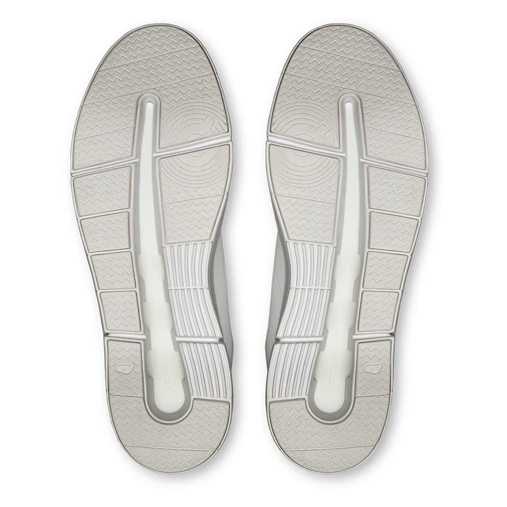 Men`s THE ROGER Spin Shoes White and Black Footwear On
