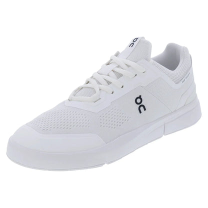 Men`s THE ROGER Spin Shoes White and Black Footwear On