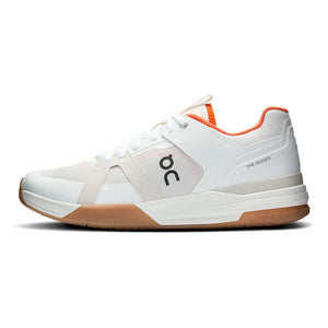 Men`s THE ROGER Clubhouse Pro Tennis Shoes Ivory and Flame Footwear On