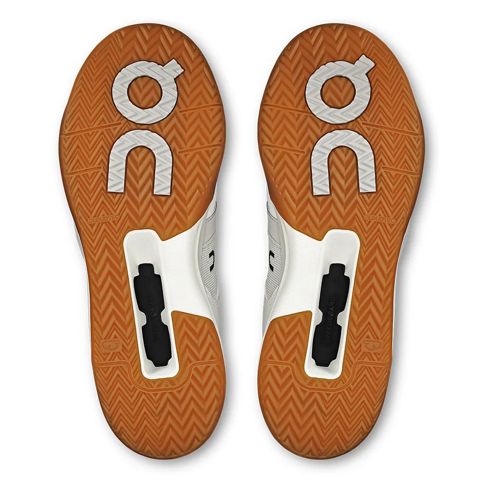 Men`s THE ROGER Clubhouse Pro Tennis Shoes Ivory and Flame Footwear On