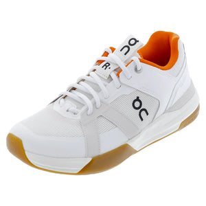 Men`s THE ROGER Clubhouse Pro Tennis Shoes Ivory and Flame Footwear On