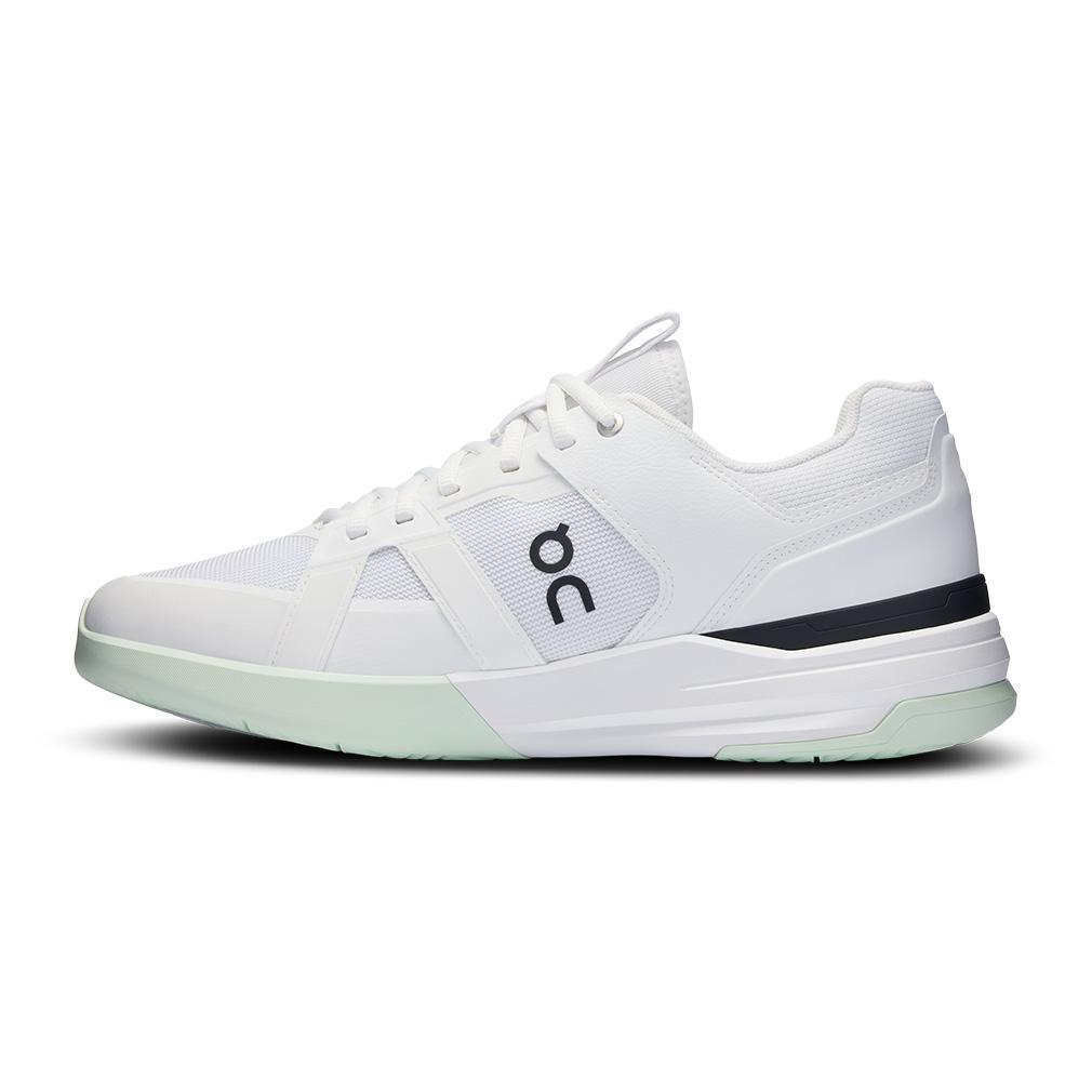 Men`s THE ROGER Clubhouse Pro Tennis Shoes White and Lima Footwear On