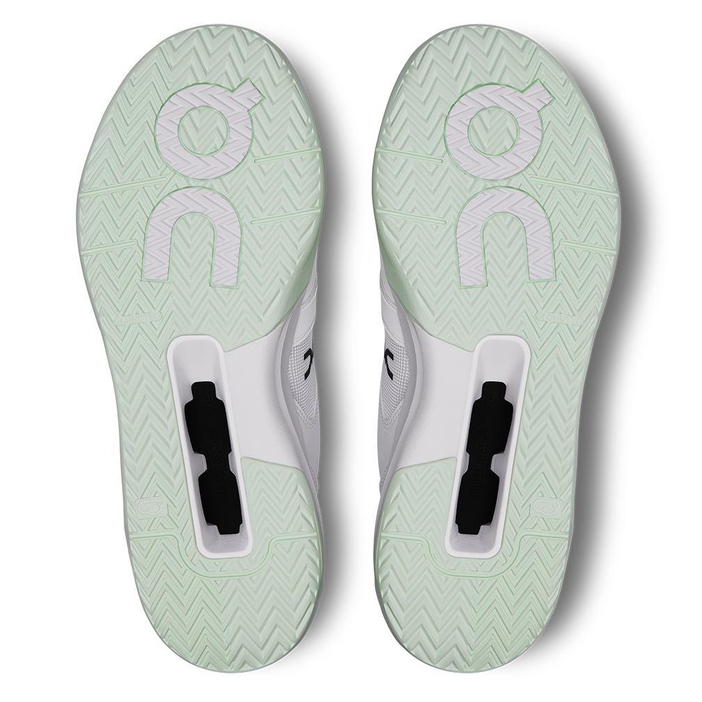Men`s THE ROGER Clubhouse Pro Tennis Shoes White and Lima Footwear On