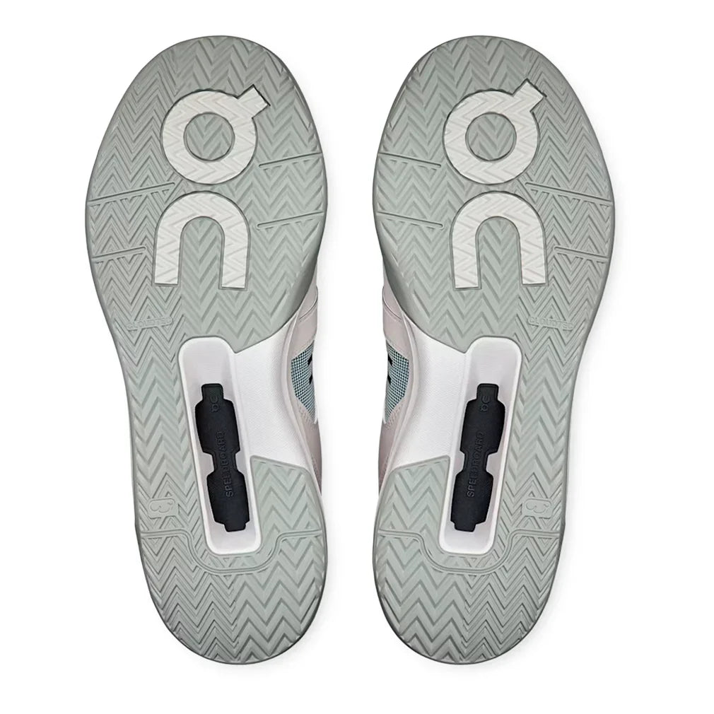 Men`s THE ROGER Clubhouse Pro Tennis Shoes Silver and Glacier Footwear On