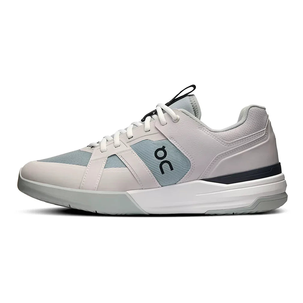 Men`s THE ROGER Clubhouse Pro Tennis Shoes Silver and Glacier Footwear On