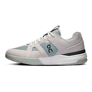 Men`s THE ROGER Clubhouse Pro Tennis Shoes Silver and Glacier Footwear On