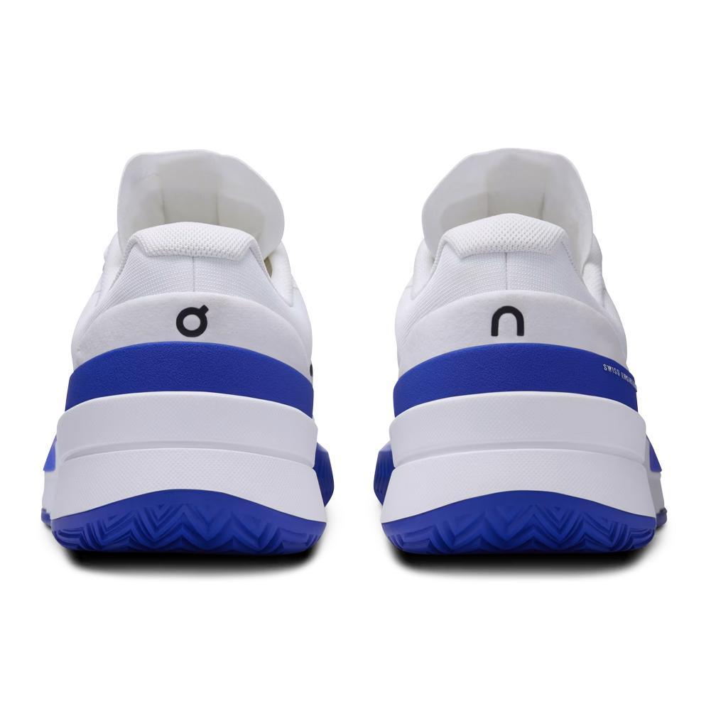 Men's THE ROGER Pro 2 Tennis Shoes White and Indigo Footwear On