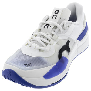 Men's THE ROGER Pro 2 Tennis Shoes White and Indigo Footwear On