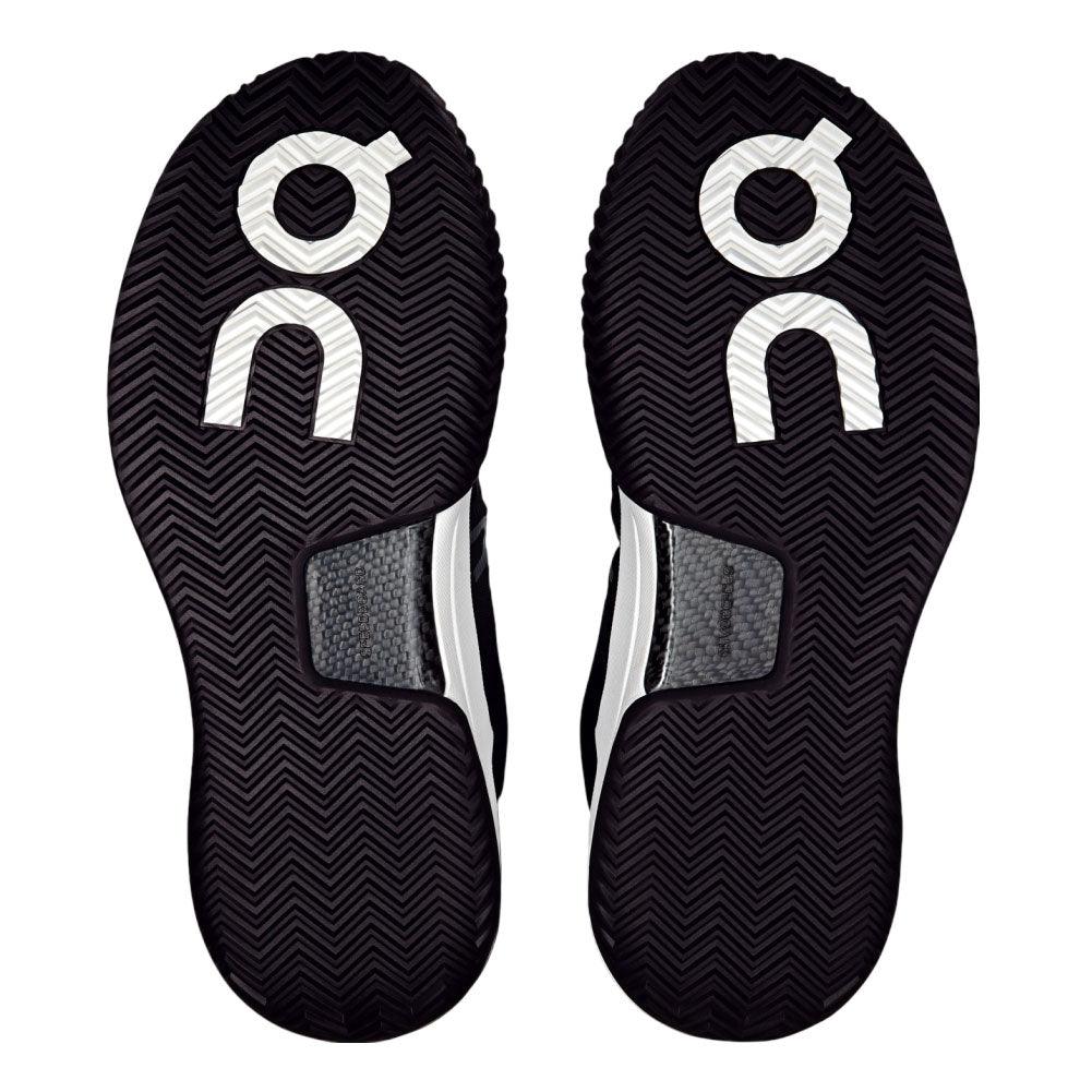 Men`s THE ROGER Pro 2 Clay Tennis Shoes Black and Lime Footwear On