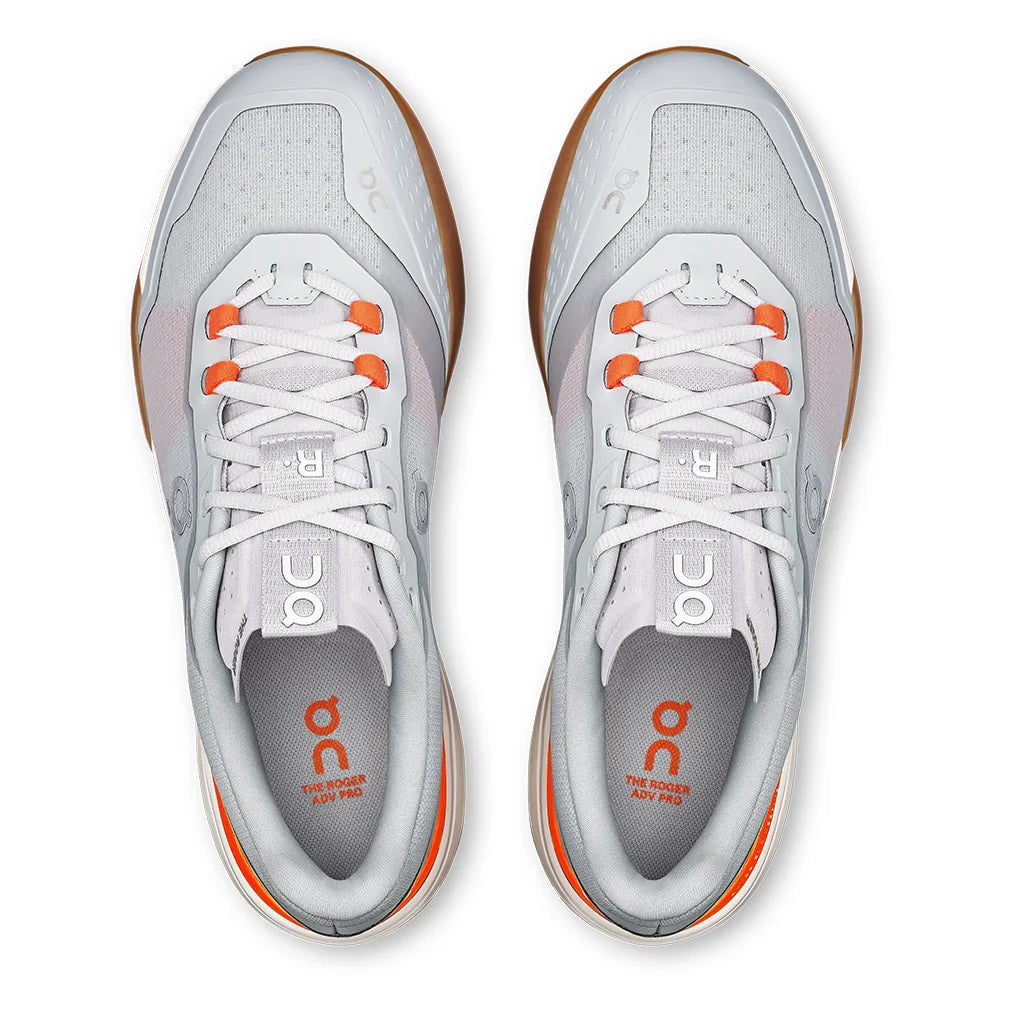 Men`s THE ROGER Advantage Pro Tennis Shoes Glacier and White Footwear On