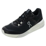 Men`s THE ROGER Advantage Pro Clay Tennis Shoes Black and White Footwear On